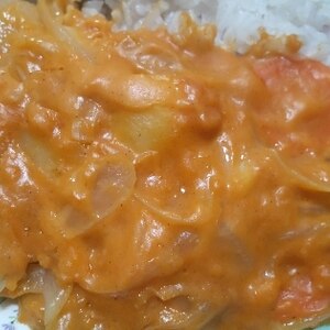 余った生クリーム消費☆えびのクリーミーカレー